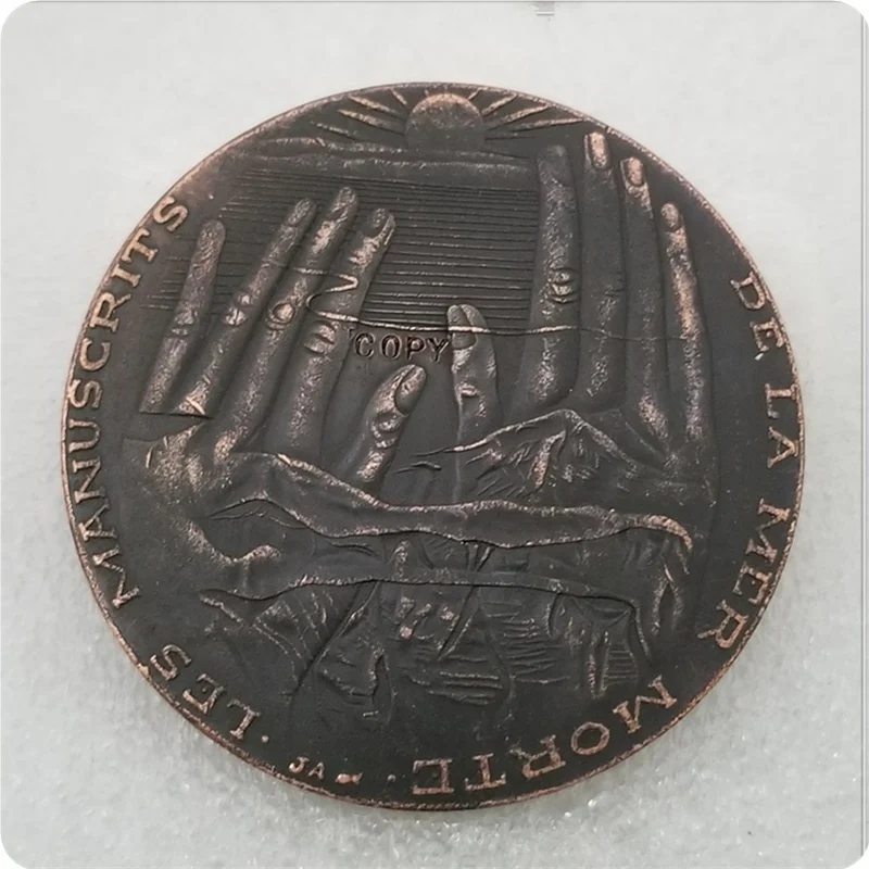 60 мм Палестина 1947 г. память о медали. Копировать монеты памятные монеты-копия