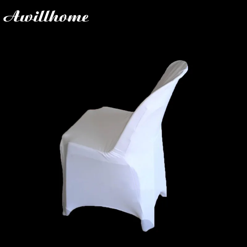 Awillhome shipping free 100pcs plastic chair covers spandex | Дом и сад