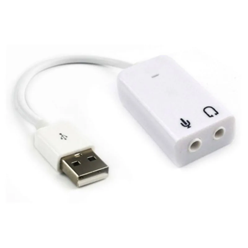 Оптовая продажа 7 1 Usb звуковая карта линия для Apple Портативная внешняя JQC Z22| |