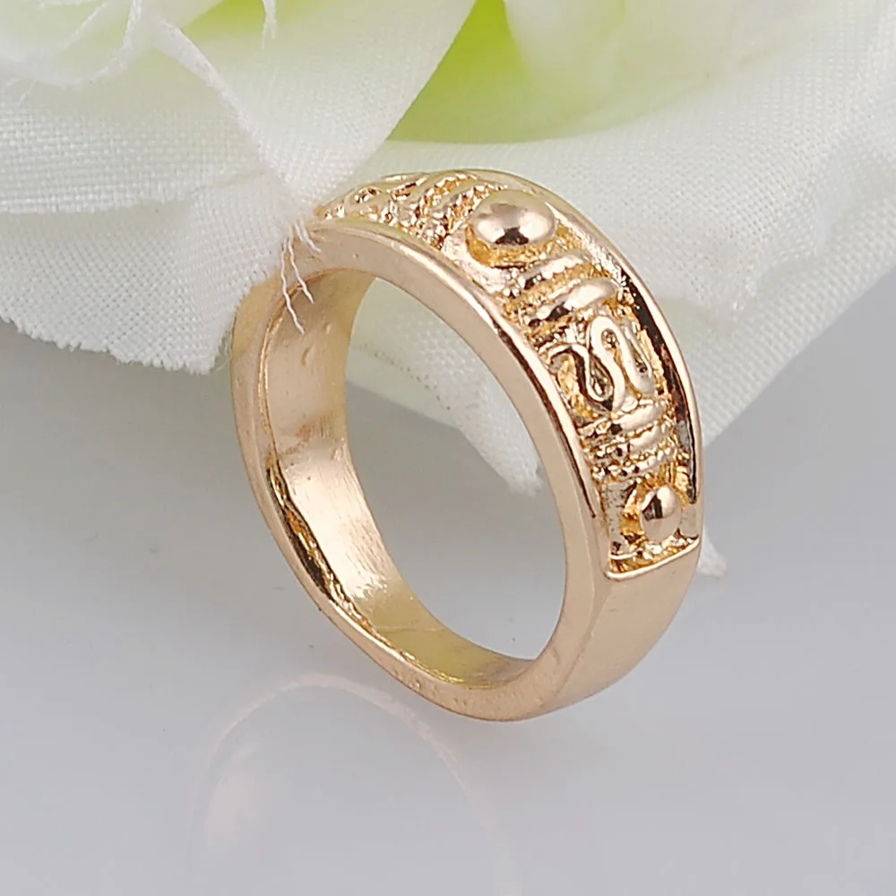

Unisex Vintage Real Looking Ring Good Quality Gold Men Ring Jewelry