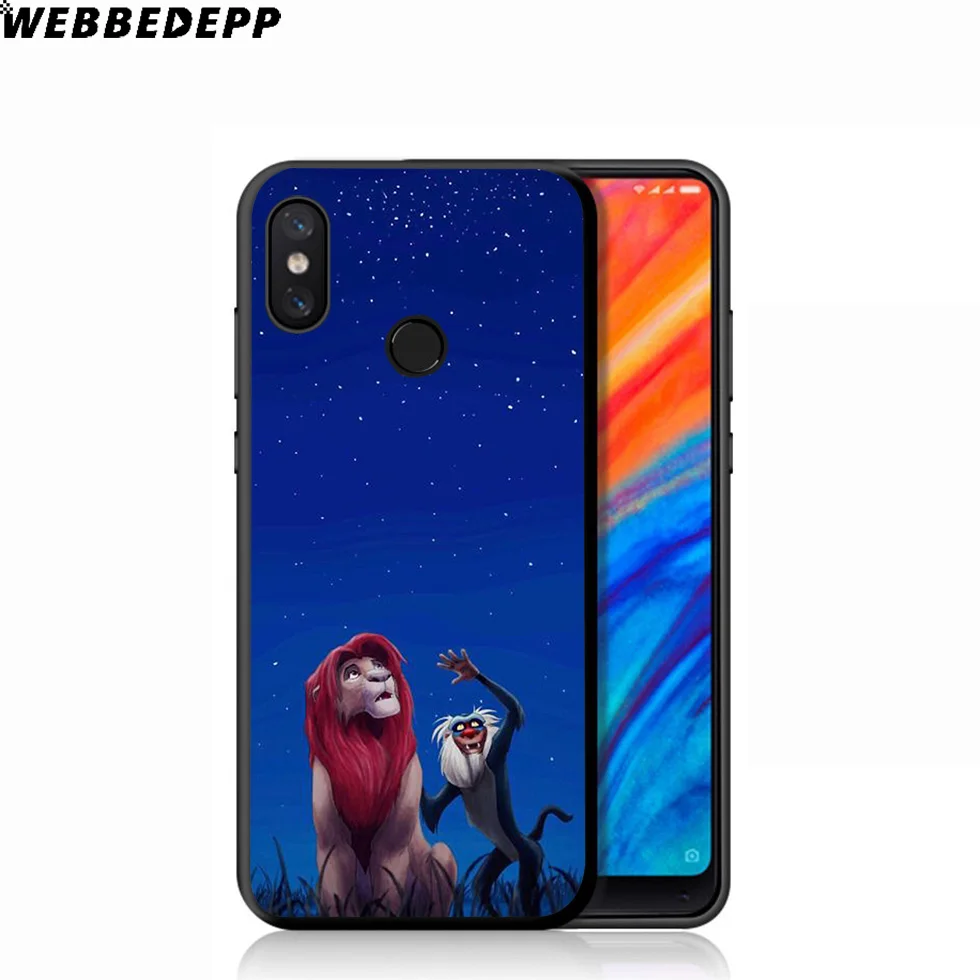 Мягкий чехол WEBBEDEPP Lion King для Xiaomi Mi 9T 9 8 SE 6 A1 A2 A3 Lite MiA1 MiA2 MiA3 F1 MAX 3 Mi8 CC9E CC9 |