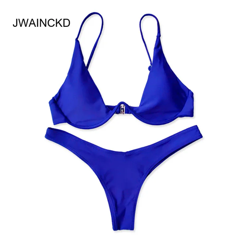 

JWAINCKD горячая Распродажа, бикини, женский бюстгальтер с пуш-ап и подкладкой, пляжный комплект бикини, купальник, женское бикини 2018, женский ку...