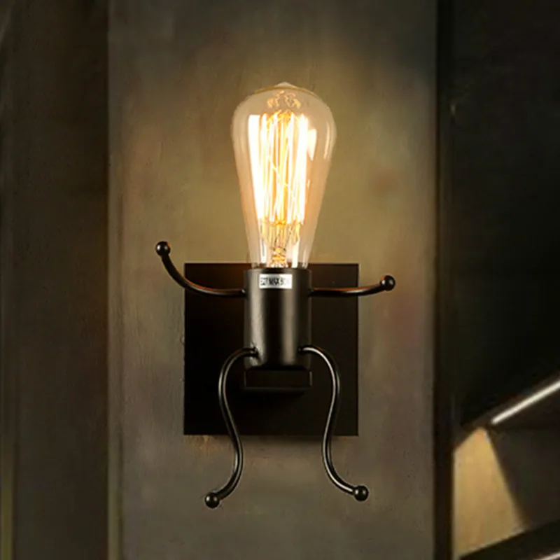 Винтажный настенный светильник старинная настенная лампа в стиле ретро Эдисона
