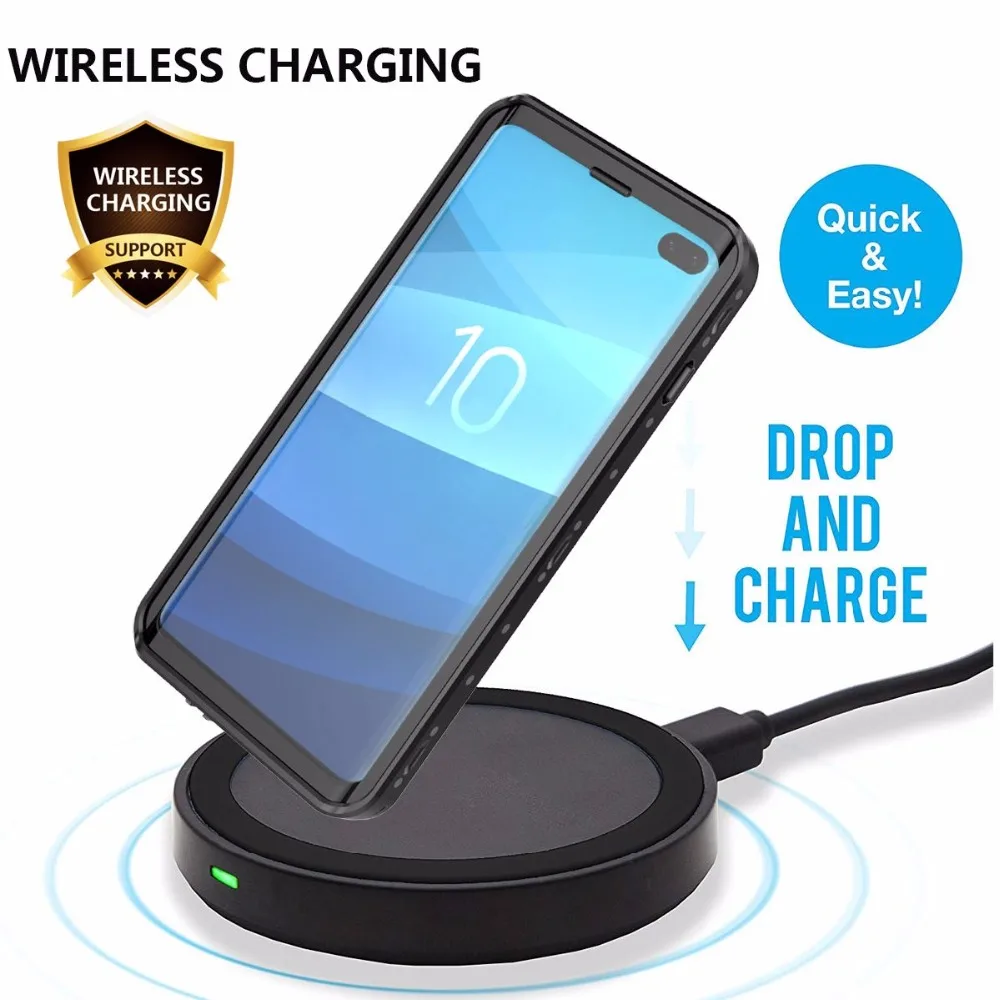 

For Galaxy S10 Waterproof case IP68 Waterproof Shock Dirt Snow Proof Protection for Samsung Galaxy S10 Plus With Touch ID Cover