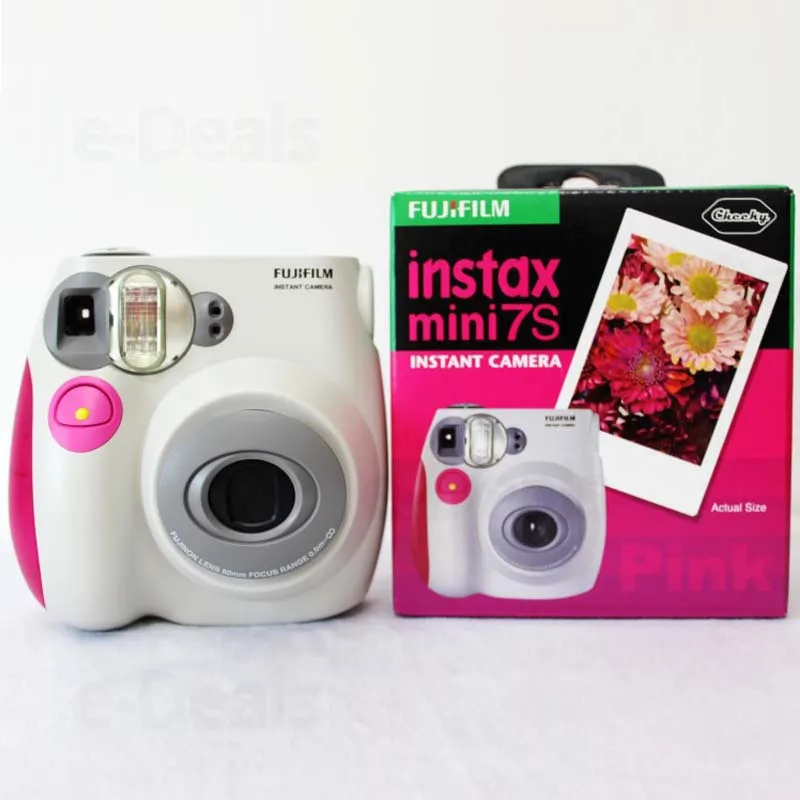 Оригинальная камера моментальной печати Fujifilm Instax Mini 7s с 10 страницами Fuji белая