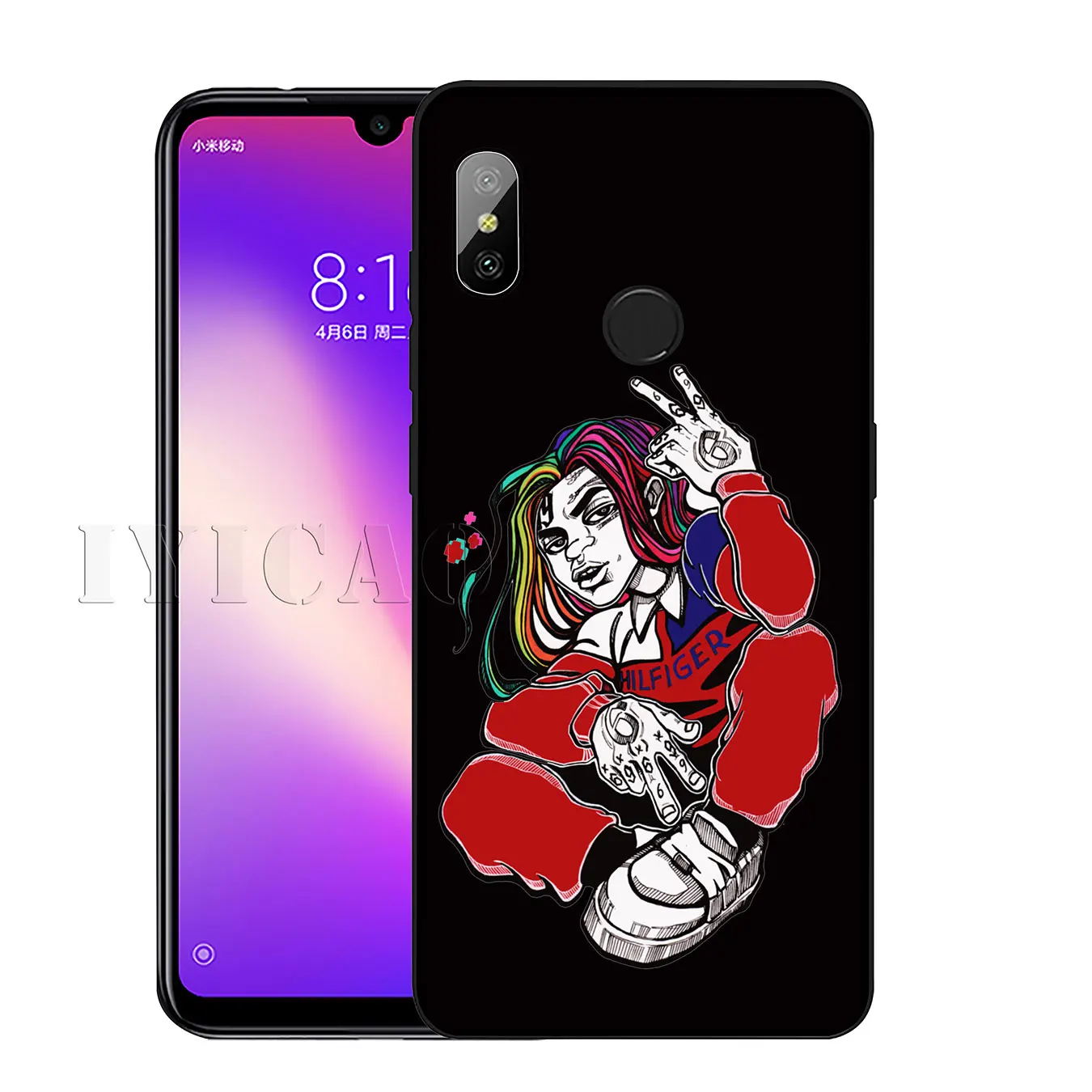 IYICAO 6ix9ine Tekashi69 Мягкий силиконовый чехол для телефона в стиле хип-хоп Xiaomi Redmi K20 8A 7A 6A