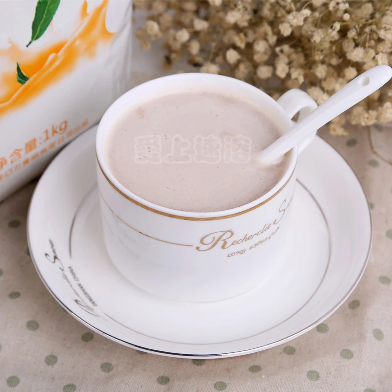 [825 Продажа] оригинальный 1000 г (1 кг) подлинная чай пузыря порошок вкус Растворимый