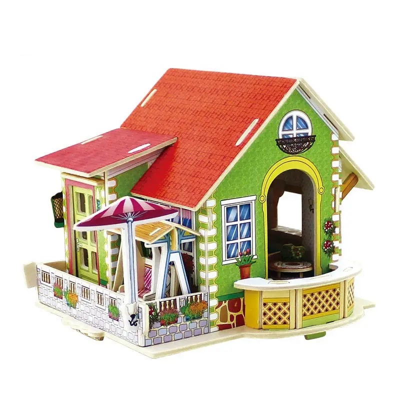 Robud кукла для спальни мебель дома внутри деревянная Сборка Кукольный домик