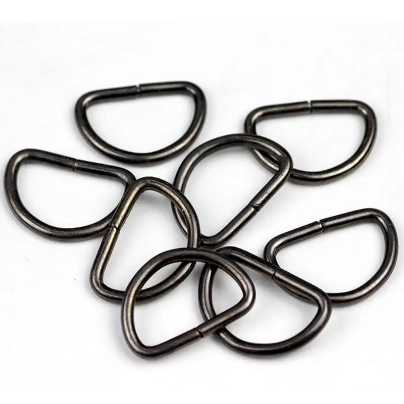 Металлические D-образные кольца 50 шт./лот 2 см