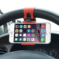 car phone bracket steering wheel bicycle clip mounting rubber belt bracket is suitable for apple samsung and huawei mobile phone
