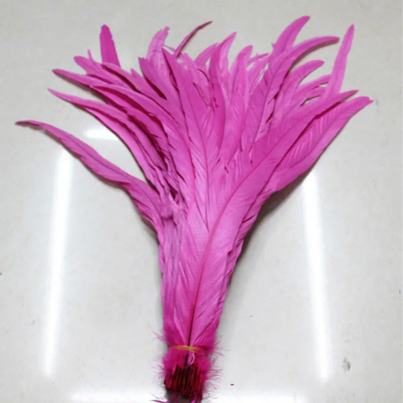 

New! Wholesale 100pcs high quality Mei red rooster feathers 12-14inch /30-35CM DIY jewelry decoration, art props accessories