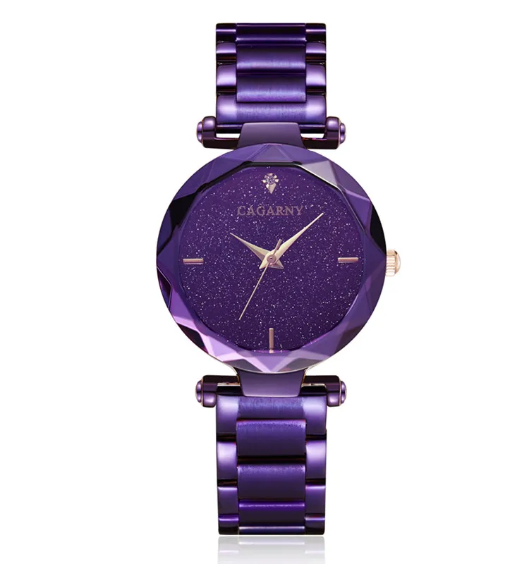 

Luxury Brand CAGARNY Watch Women Dress Fashion Quartz Watches Female Full Steel Clock Women Reloj Mujer 2018
