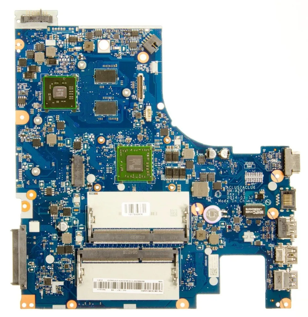 For Lenovo G50-45 laptop Mainboard NM-A281 w/ QC-4000 Radeon R5 M230 100% test ok | Компьютеры и офис