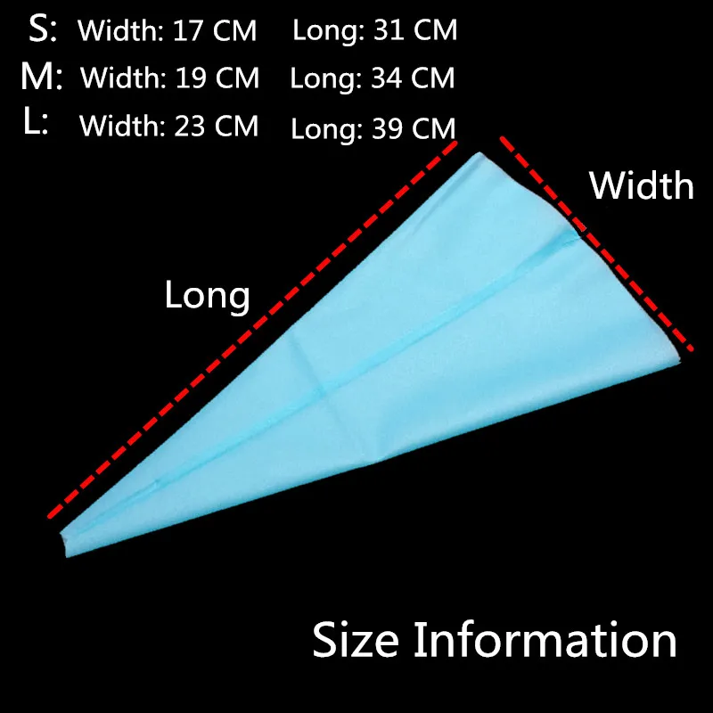 EVA 3 размера мешков для обледенения мешок Набор насадок инструменты декораторы