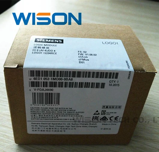 Новинка 6ED1052-1MD08-0BA0 052-1MD00-0BA8 6ED1 контроллер с логотипом 12/24RCE модуль дисплея 12/24 в