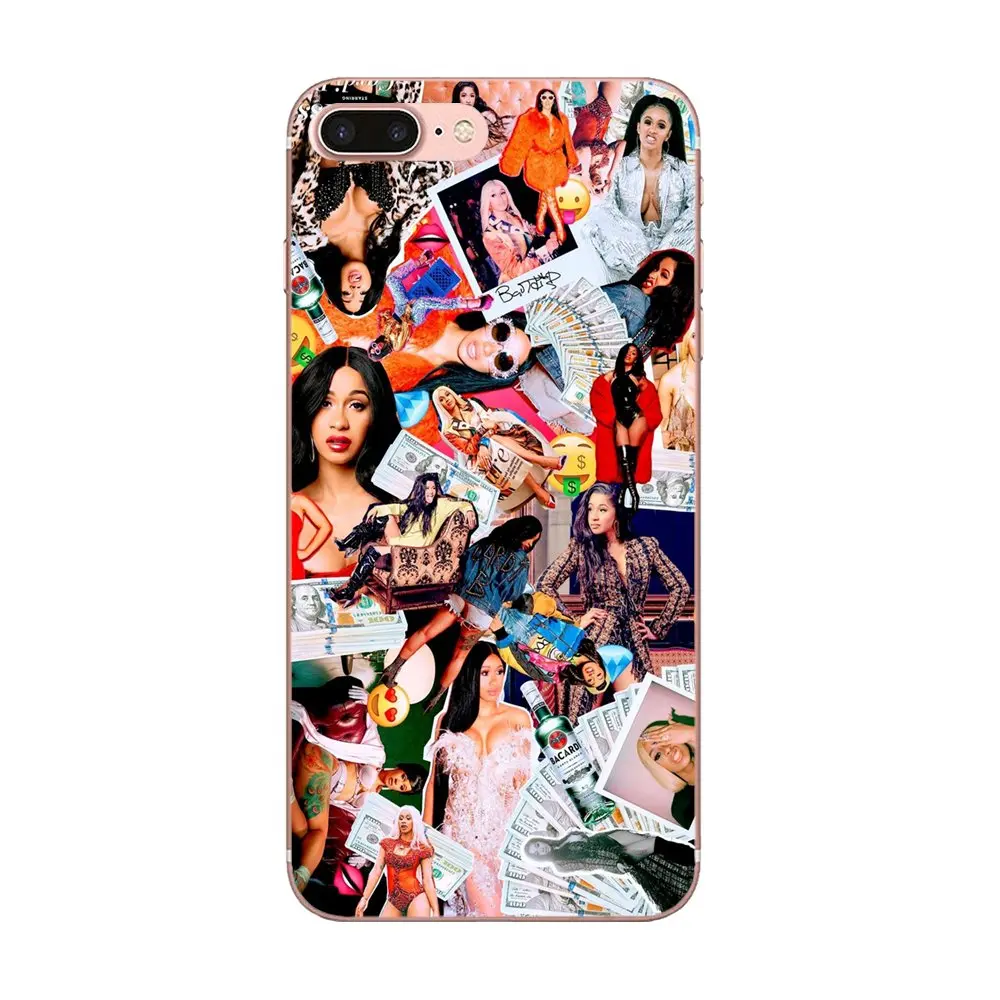 Чехол из ТПУ Специальное предложение вертикальный Cardi B Migos для Samsung Galaxy Note 5 8 9 S3 S4 S5