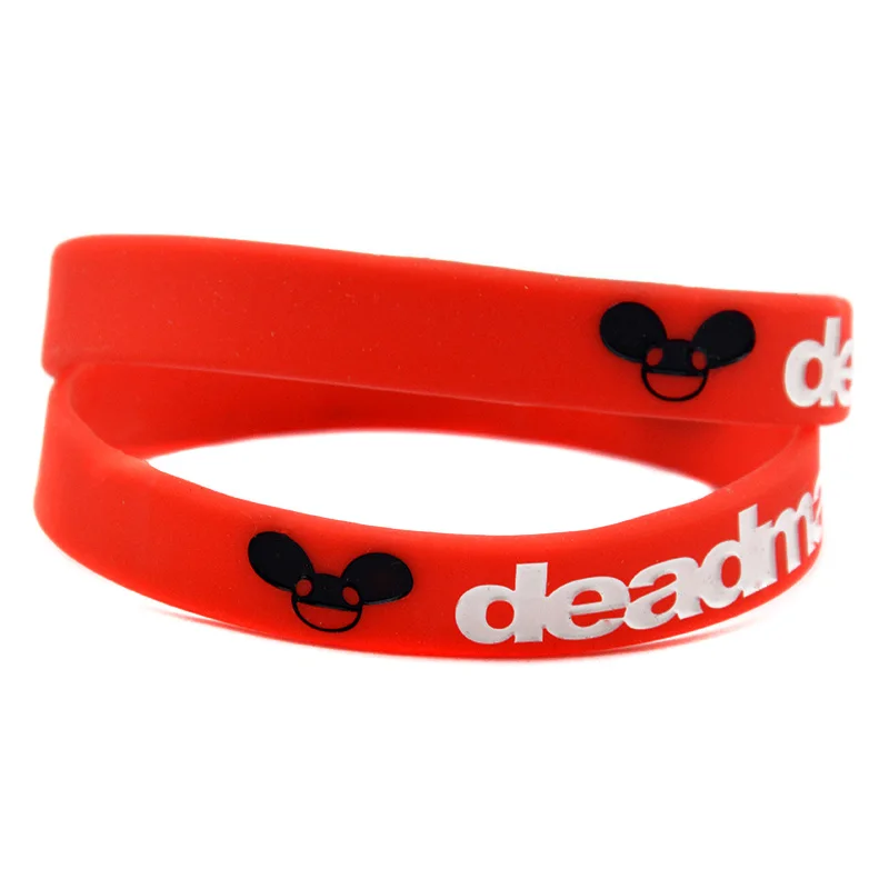 1 шт. силиконовый резиновый браслет Deadmau5 ширина 1/2 дюйма взрослый размер|Браслеты