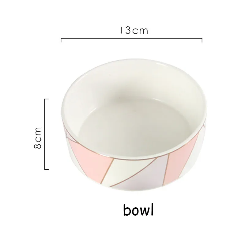 Bowl Набор обеденных тарелок десерты еда лоток салатник кофейная кружка керамический столовый сервиз красочное западное блюдо для еды чайная чашка 1 шт - Цвет: Bowl