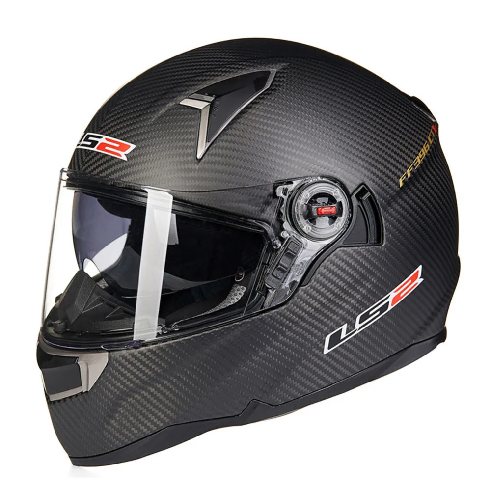 LS2 гонки из углеродного волокна полный лицо мотоциклетный шлем Casco Capacete мото