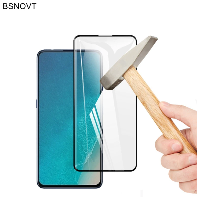2 uds de vidrio para Vivo V15 Protector de pantalla del tel&eacute;fono pegamento total cobertura de vidrio templado para Vivo V15 de vidrio para Vivo V15 pel&iacute;cula BSNOVT-1