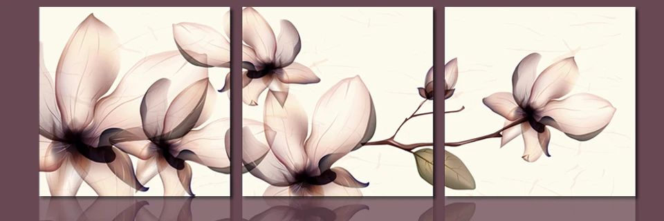 Бесплатная доставка лидер продаж 3 панели современная настенная краска для дома