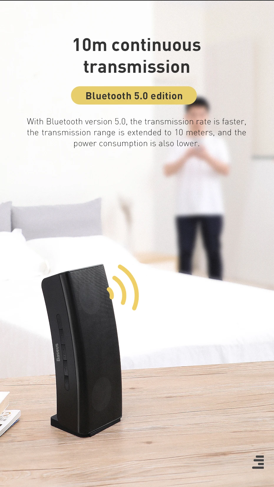 Baseus портативный Bluetooth динамик 5,0 открытый беспроводной динамик s 3D стерео звуковая система Музыка объемный громкий динамик поддержка TF AUX