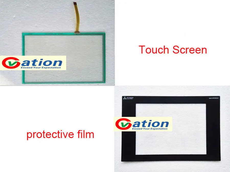 

For GT2310-VTBA, GT2310VTBA Touch Screen Glass + Protective Film