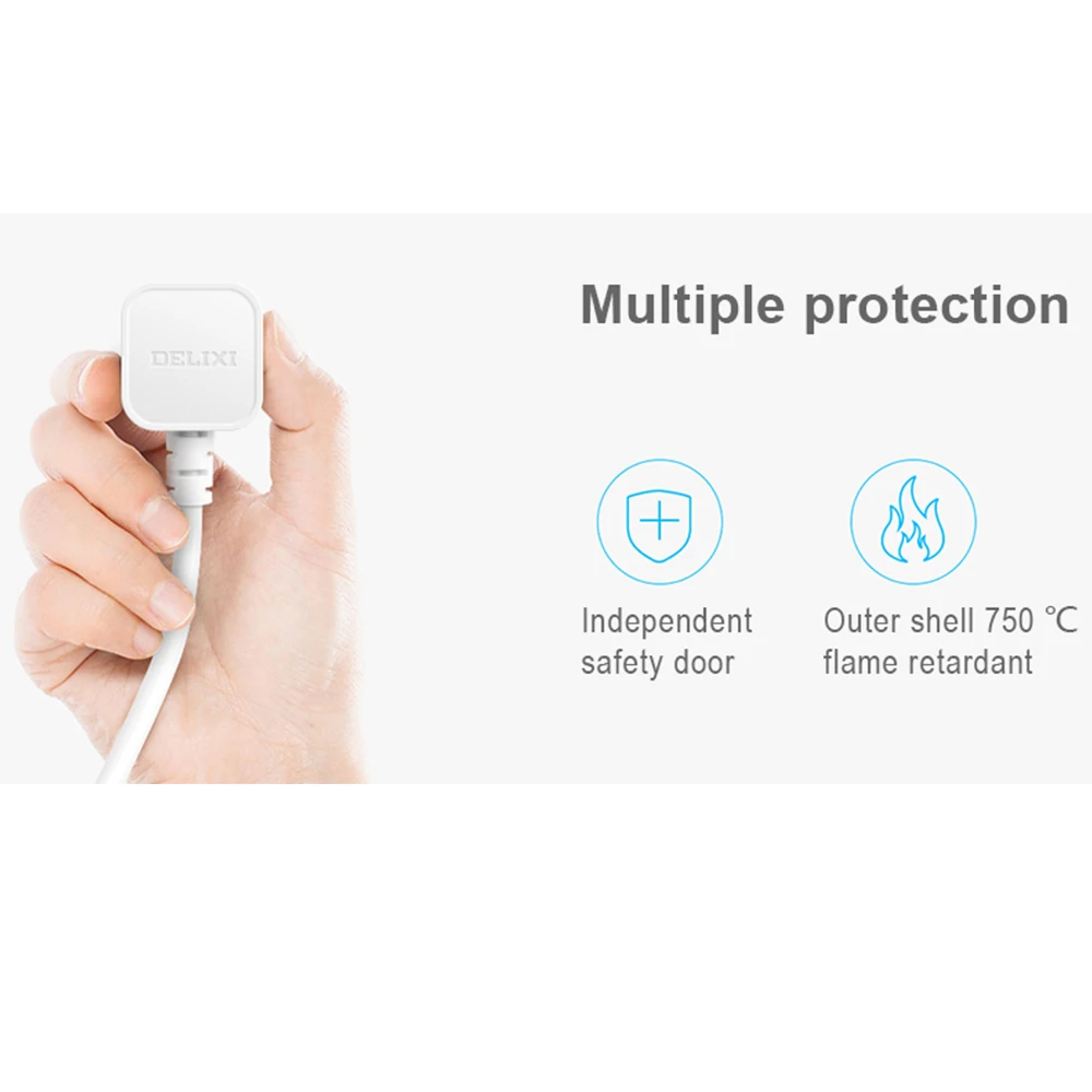 Broadlink MP2 WiFi умная розетка 3-выходная полоса питания 3 USB вилка AU UK US EU адаптер
