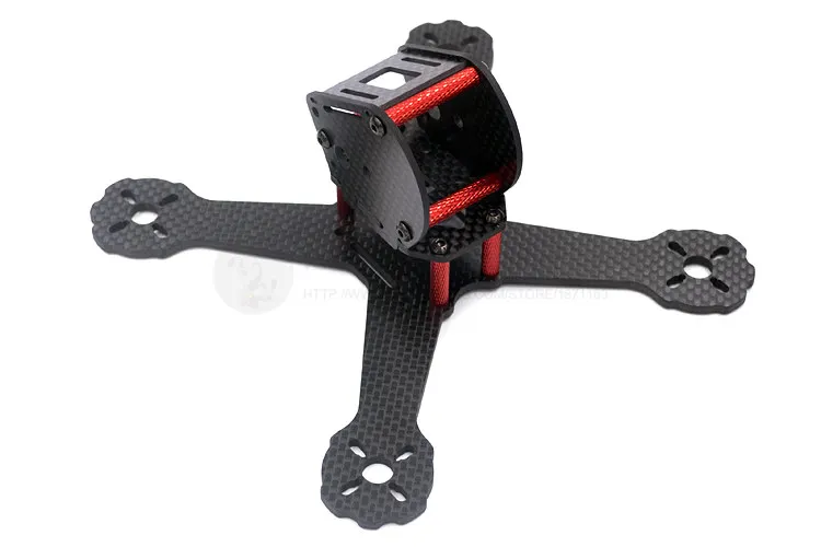 DIY FPV mini racing drone QAV-X4 RS 4 &quot155 мм Квадрокоптер 3K рама из чистого углеродного волокна в