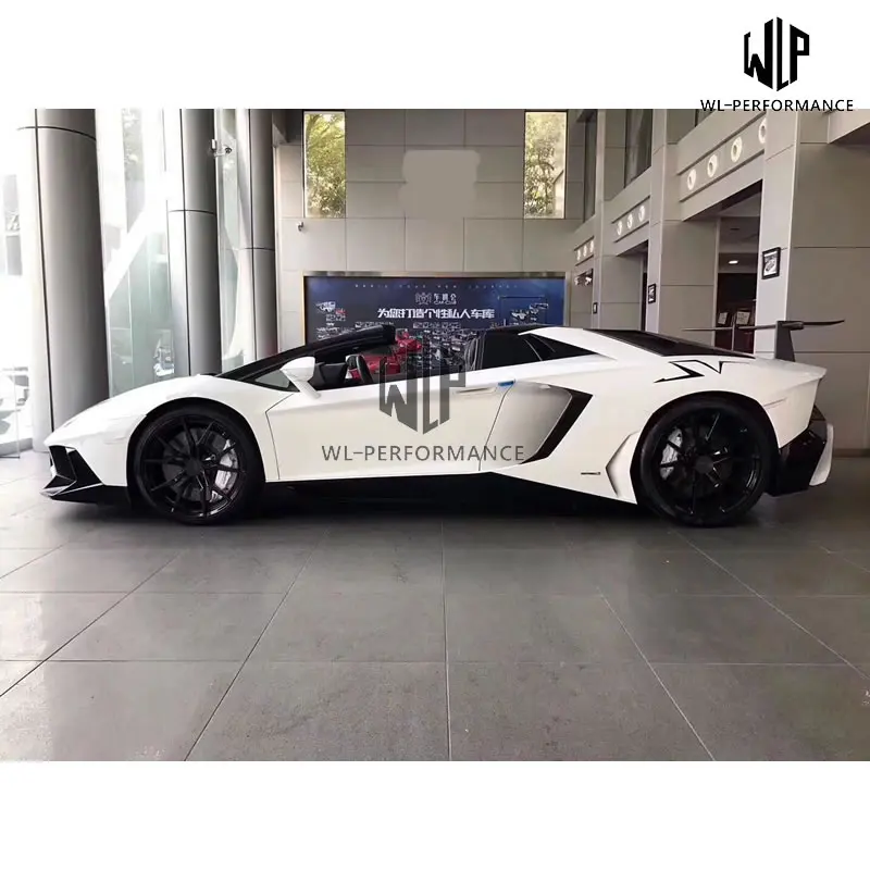 LP700 до LP750 стекловолокно передний бампер задний спойлер для Lamborghini Aventador 4 Superveloce