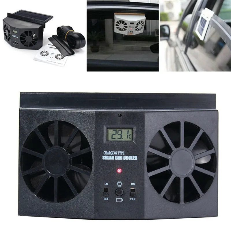Автомобильная солнечная энергия ed вытяжной вентилятор автомобильные грили