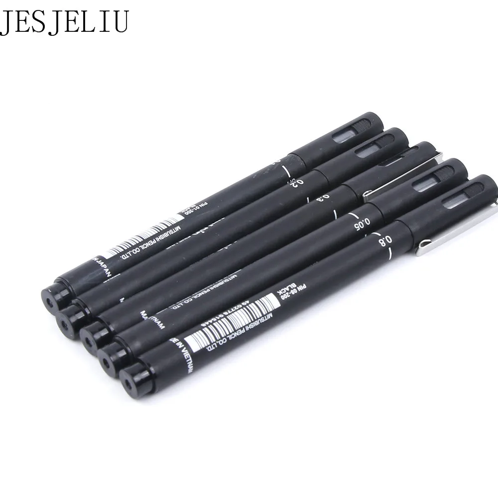 Ручка для рисования Fineliner 005 01 02 03 04 05 08 кисть водонепроницаемая ручка эскизные