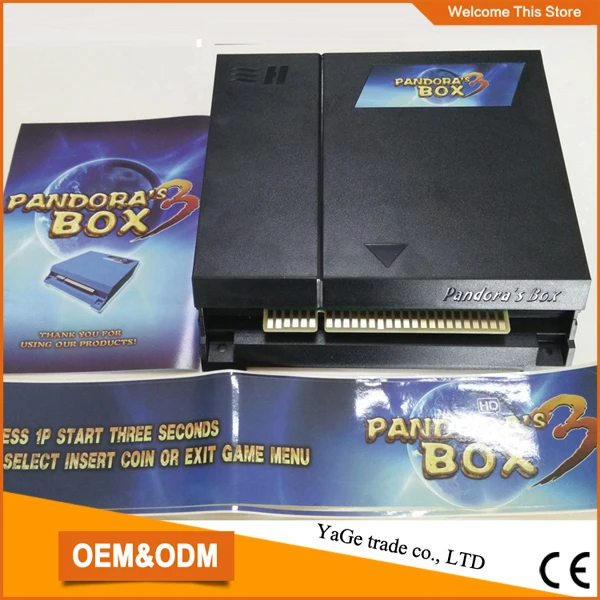 Скидка продаж Ящик пандоры 3 аркада Jamma несколько игр ПЕЧАТНЫХ ПЛАТ CGA/VGA ВЫХОД