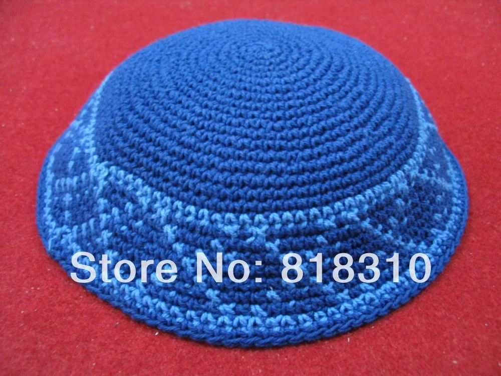 DMC трикотажная пряжа ручной работы KIPPAH KIPPOT 16/17 см|knit yarmulke|handmade knitkippah yarmulke |