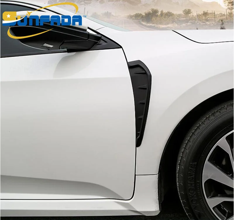 Sunfada gloss/матовый черный спортивный стили Прокат Средства ухода за кожей Крыло ABS