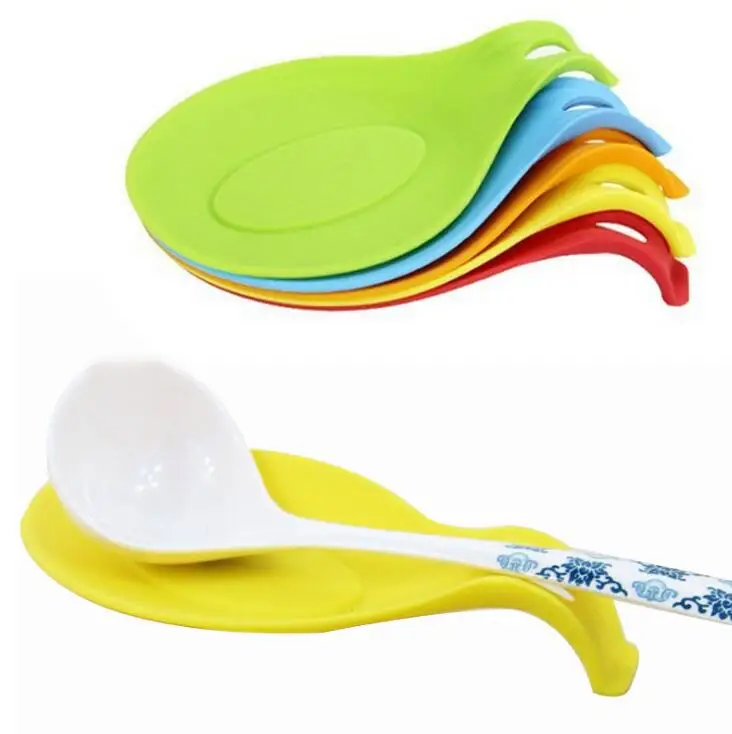 Силиконовая изоляционная ложка для отдыха термостойкая подставка напитков