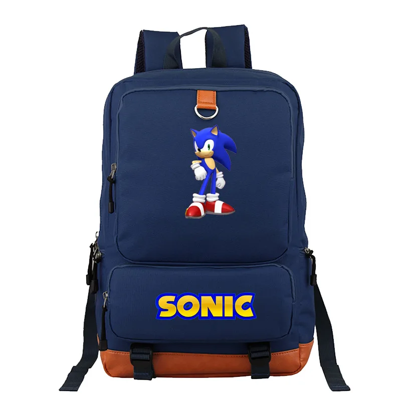 21 Прохладный Sonic зубная щётка рюкзак для учеников, мальчиков и девочек сумки модные Повседневное высокое качество туристический рюкзак человек Для женщин повседневная школьная сумка - Цвет: 21