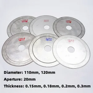 1 шт., супертонкие Алмазные пилы для резки камня