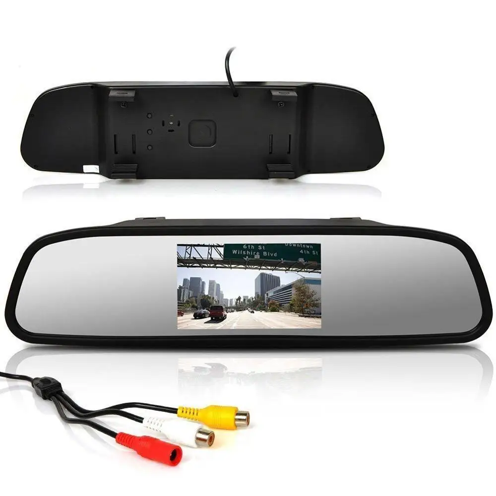 

4.3 Inch LCD Colorful Display HD Car mirror Monitor for parking with 120-170 Degree Waterproof Night Vision Reversing Camera