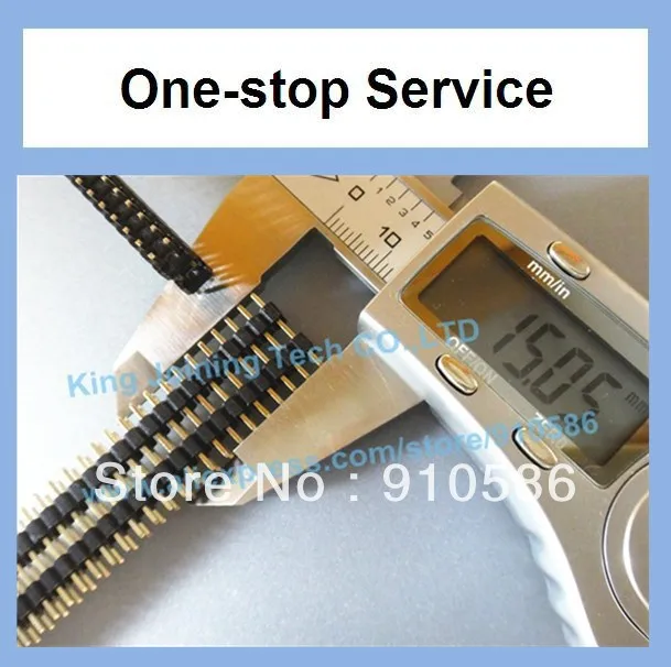 20 шт./лот 2 54 мм штыревой разъем двухрядный L: 15 двухкорпусный 2x40pin коннектор