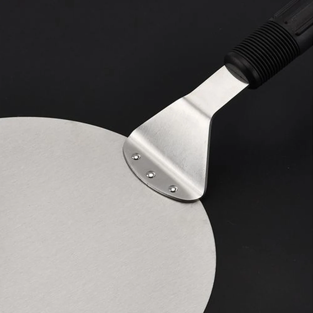 10'' Plate Baking Paddle Style Cake Holder Round Lifter Pies Peel Stainless Steel Spatula Pizza Shovel | Дом и сад