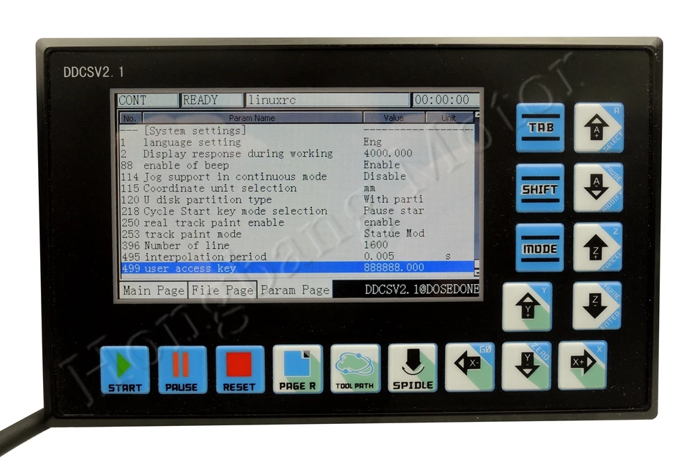 DDCSV2.1 ЧПУ 4 оси Оффлайн Автономный контроллер заменить Mach3 USB двигателя гравировка