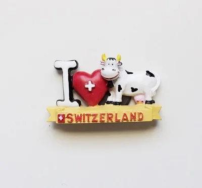 Зеленый Швейцария Lu озеро Люцерн Zurich World Путешествия магниты на холодильник часы на холодильник магнитная наклейка сувенир молочный шоколад - Цвет: Зеленый