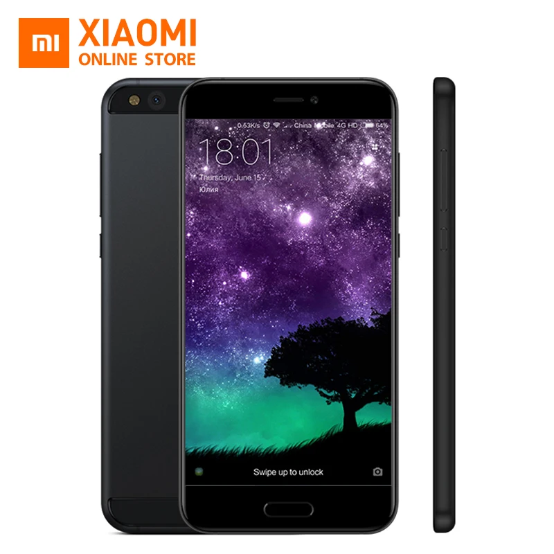 Оригинальный Xiaomi mi5c Mi 5C мобильный телефон 3 ГБ Оперативная память 64 Встроенная