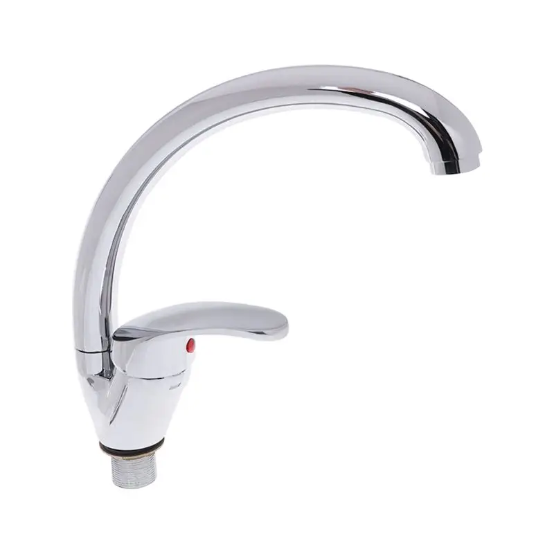 Zinc Alloy Kitchen Sink Faucet 360 Degree Rotation Single Handle Hot Cold Water Mixer Tap | Бытовая техника