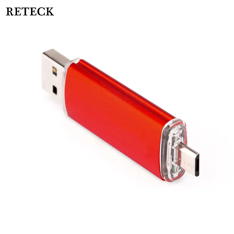 Free shipping OTG smart phone usb 2.0 key drive dual computer memory u disk 16GB mobile android flash | Компьютеры и офис