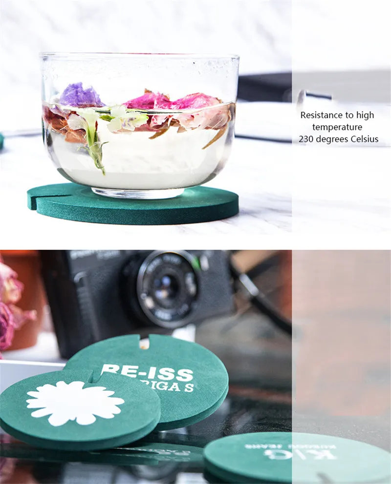 Creative Table Placemat Cactus Coasters Individual Silicone Cup Mat Stand Under Modern Home Decoration Kitchen Accessories