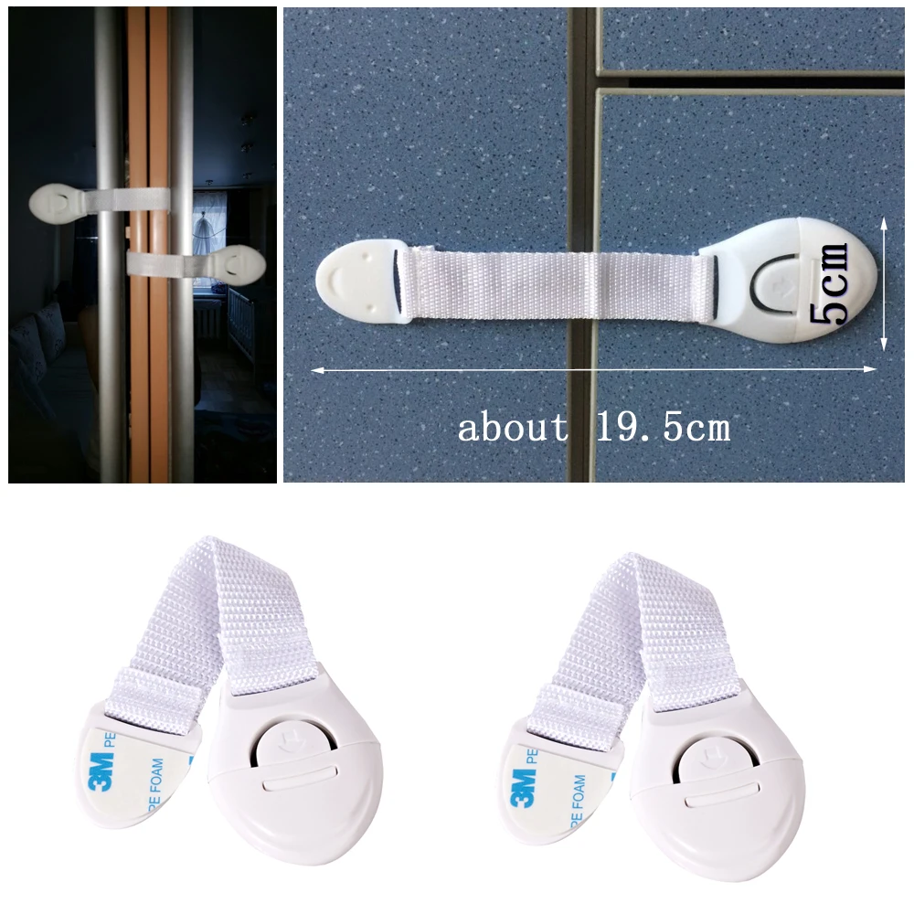 Мягкий замок для ремня 14 шт. безопасности ребенка ручная мебельная лента ящика