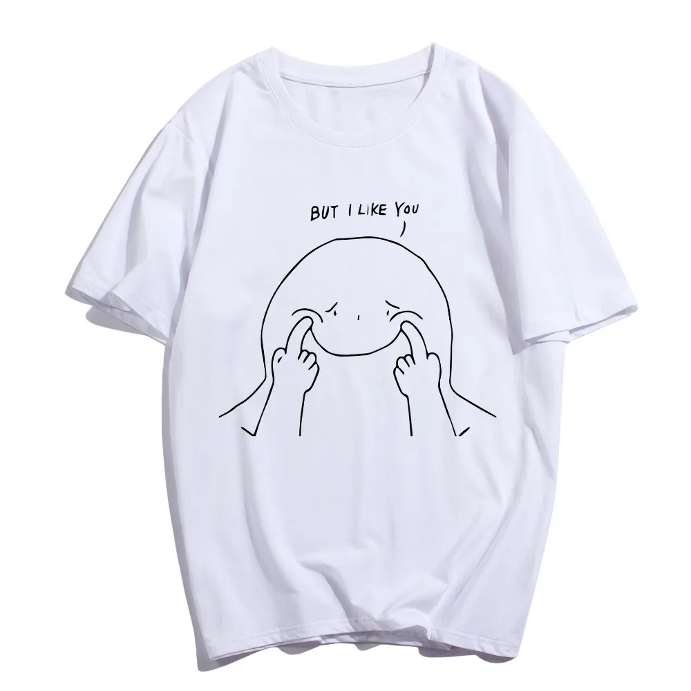 Но я люблю вас футболка гранж тройники уличные женщины camiseta эстетическое унисекс