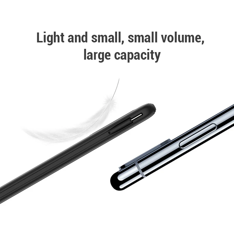 Внешний аккумулятор Cager 10000 мАч 3 а с кабелем для iphone Samsung USB Type C|Внешние